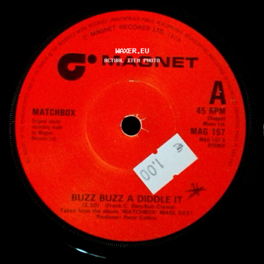 Matchbox - Everybody Needs A Little Love / Buzz Buzz A Diddle It side B