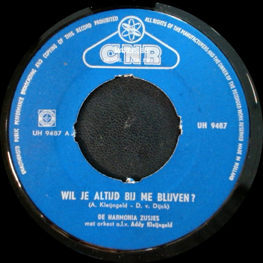 De Harmonia Zusjes - Bella Luna / Wil Je Altijd Bij Me Blijven? side B