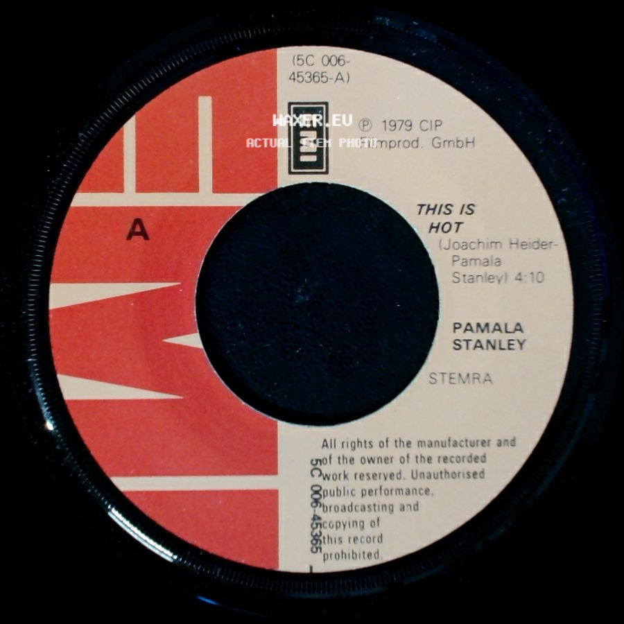 Pamala Stanley - Heart Of A Clown / This Is Hot side B