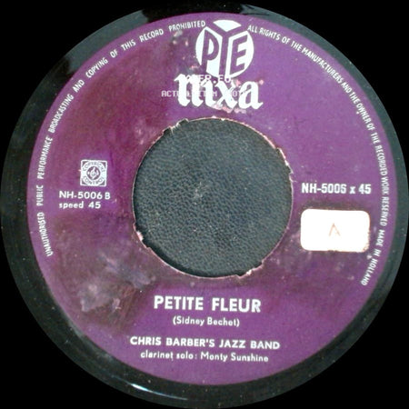 Chris Barber's Jazz Band - Thriller Rag / Petite Fleur side B
