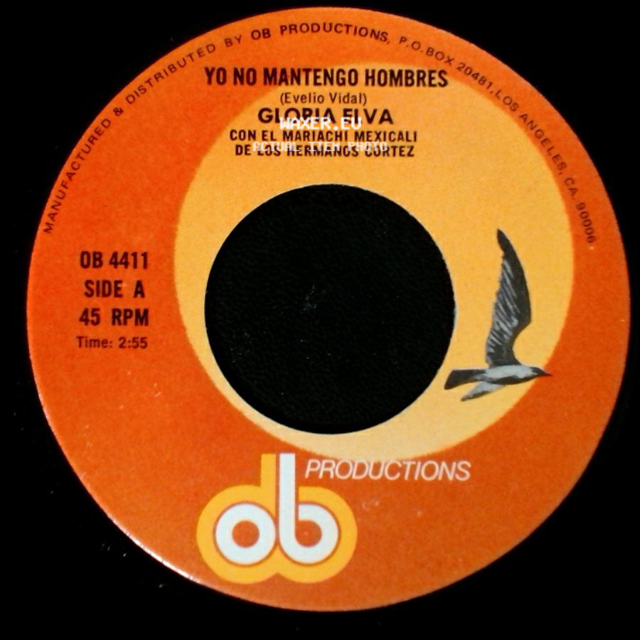 Gloria Elva - Yo No Mantengo Hombres / Guerra side A