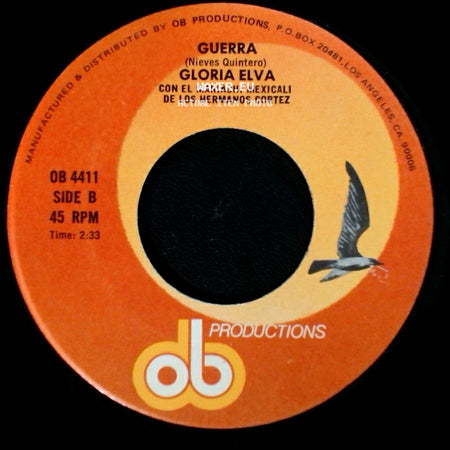 Gloria Elva - Yo No Mantengo Hombres / Guerra side B