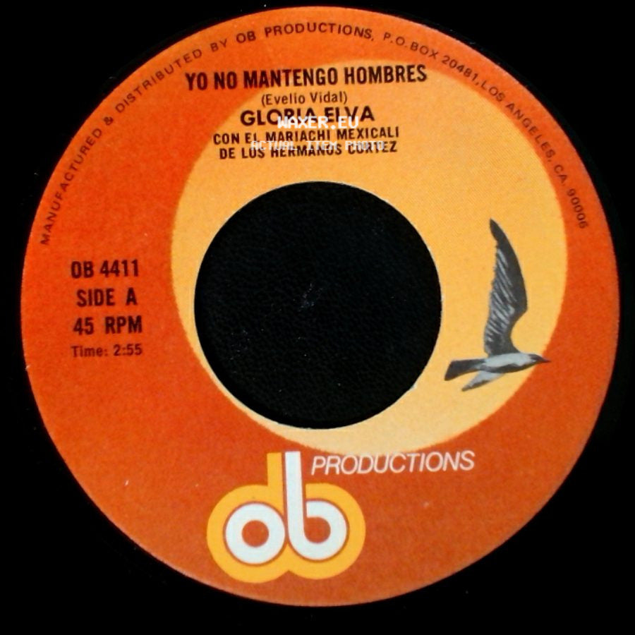 Gloria Elva - Yo No Mantengo Hombres / Guerra side A