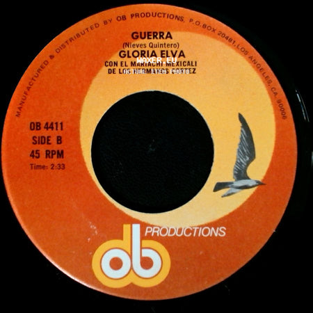 Gloria Elva - Yo No Mantengo Hombres / Guerra side B