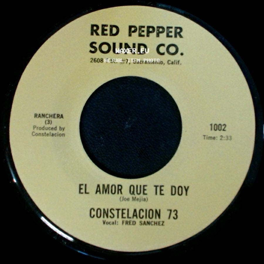 Constelacion 73 - Dichoso / El Amor Que Te Doy side B
