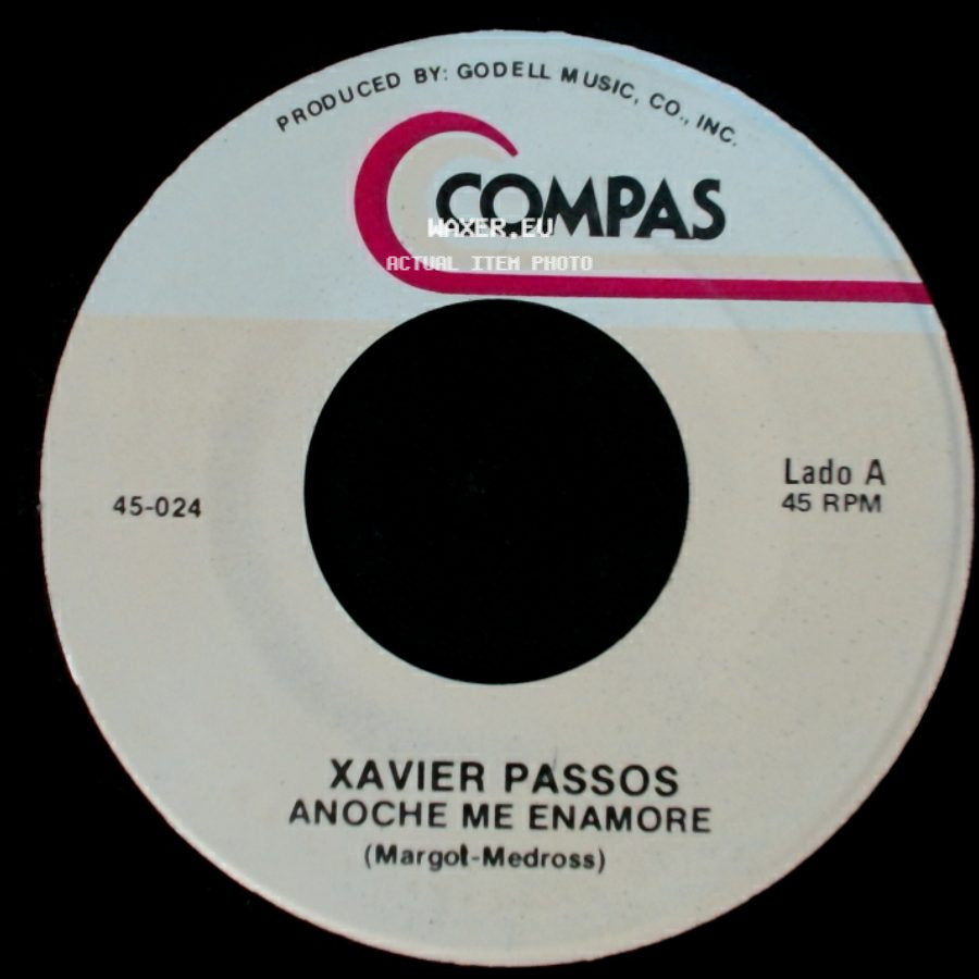 Xavier Passos - Anoche Me Enamore / Año Nuevo Vida Nueva side A