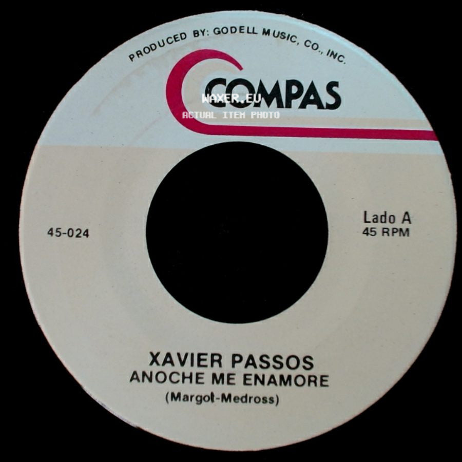 Xavier Passos - Anoche Me Enamore / Año Nuevo Vida Nueva side A