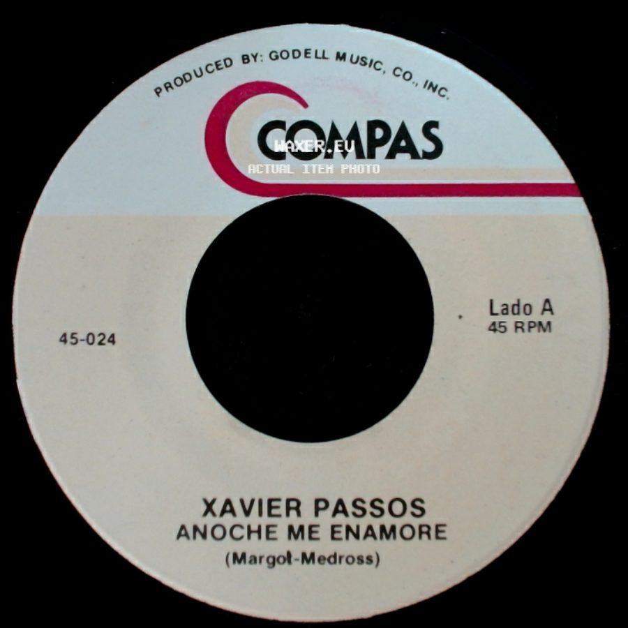 Xavier Passos - Anoche Me Enamore / Año Nuevo Vida Nueva side A