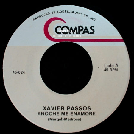 Xavier Passos - Anoche Me Enamore / Año Nuevo Vida Nueva side A