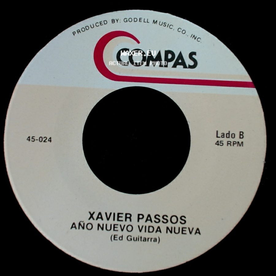 Xavier Passos - Anoche Me Enamore / Año Nuevo Vida Nueva side B