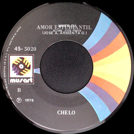 Chelo - Distancia De Mis Amores / Amor Estudiantil side B
