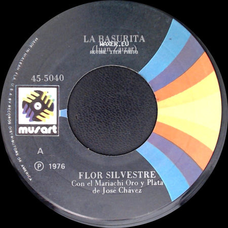 Flor Silvestre / Flor Silvestre Con El Mariachi Oro Y Plata De José Chávez - Nuestra Tumba / La Basurita (Juan Zaizar) side B