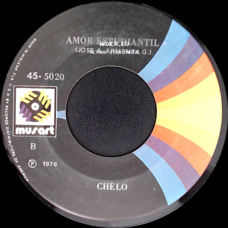 Chelo - Distancia De Mis Amores (Raul Rosero) / Amor Estudiantil side B