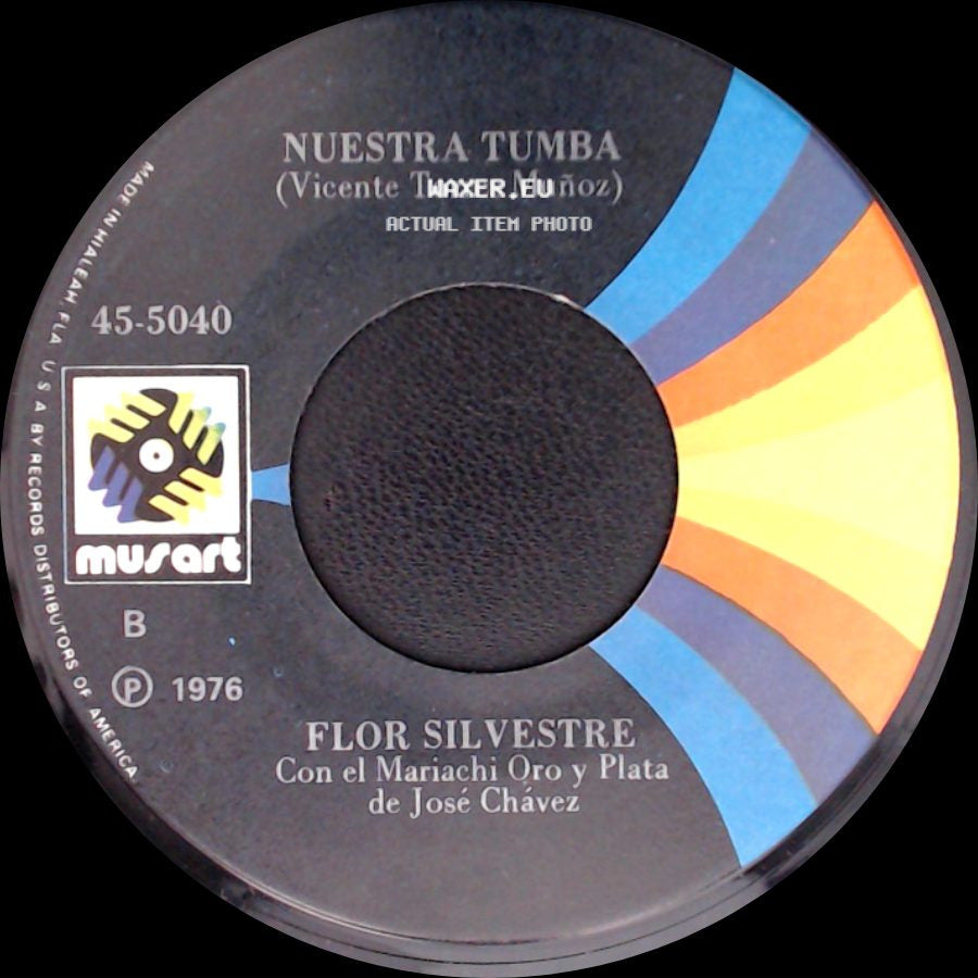 Flor Silvestre / Flor Silvestre Con El Mariachi Oro Y Plata De José Chávez - La Basurita / Nuestra Tumba side B