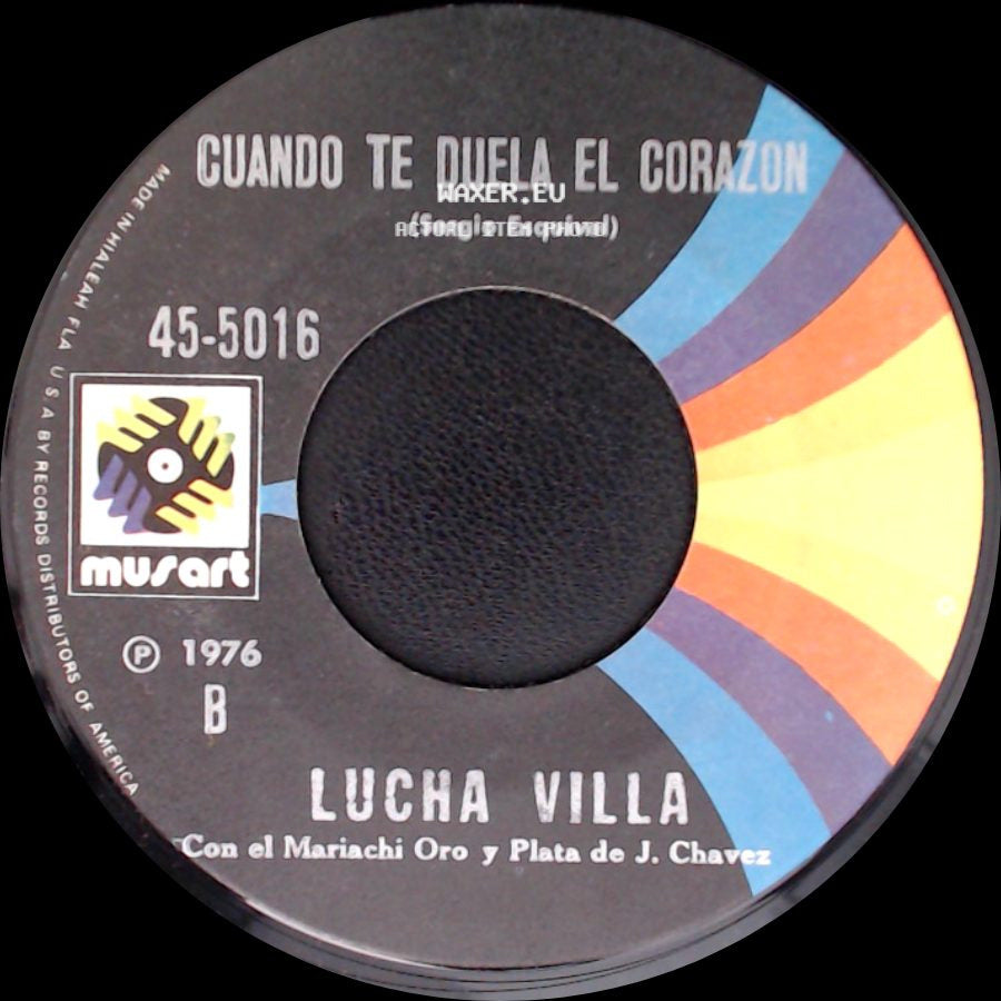 Lucha Villa - Cuando Te Duela El Corazon / Ya No Insistas Corazon side A