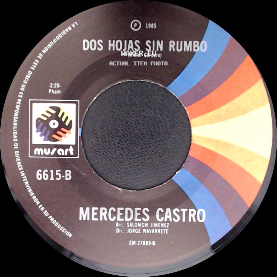 Mercedes Castro - Dos Hojas Sin Rumbo / ¿Porque No Vienes? side A