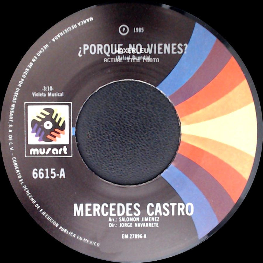 Mercedes Castro - Dos Hojas Sin Rumbo / ¿Porque No Vienes? side B