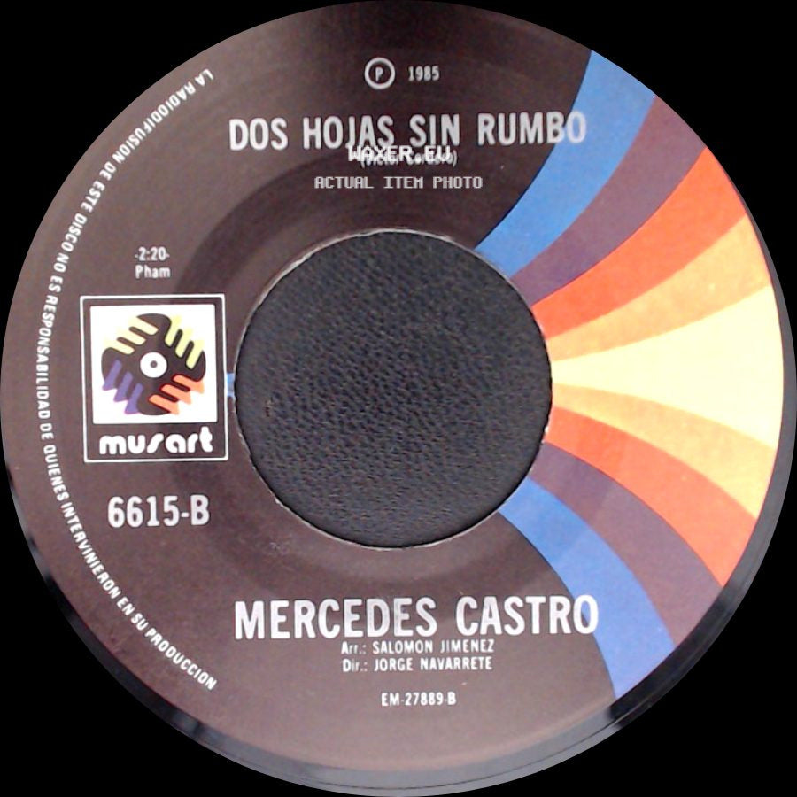 Mercedes Castro - Dos Hojas Sin Rumbo / ¿Porque No Vienes? side A
