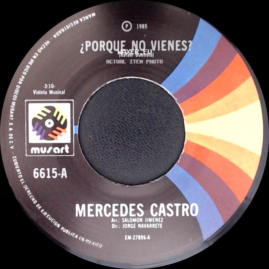 Mercedes Castro - Dos Hojas Sin Rumbo / ¿Porque No Vienes? side B