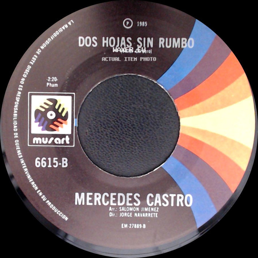 Mercedes Castro - Dos Hojas Sin Rumbo / ¿Porque No Vienes? side A