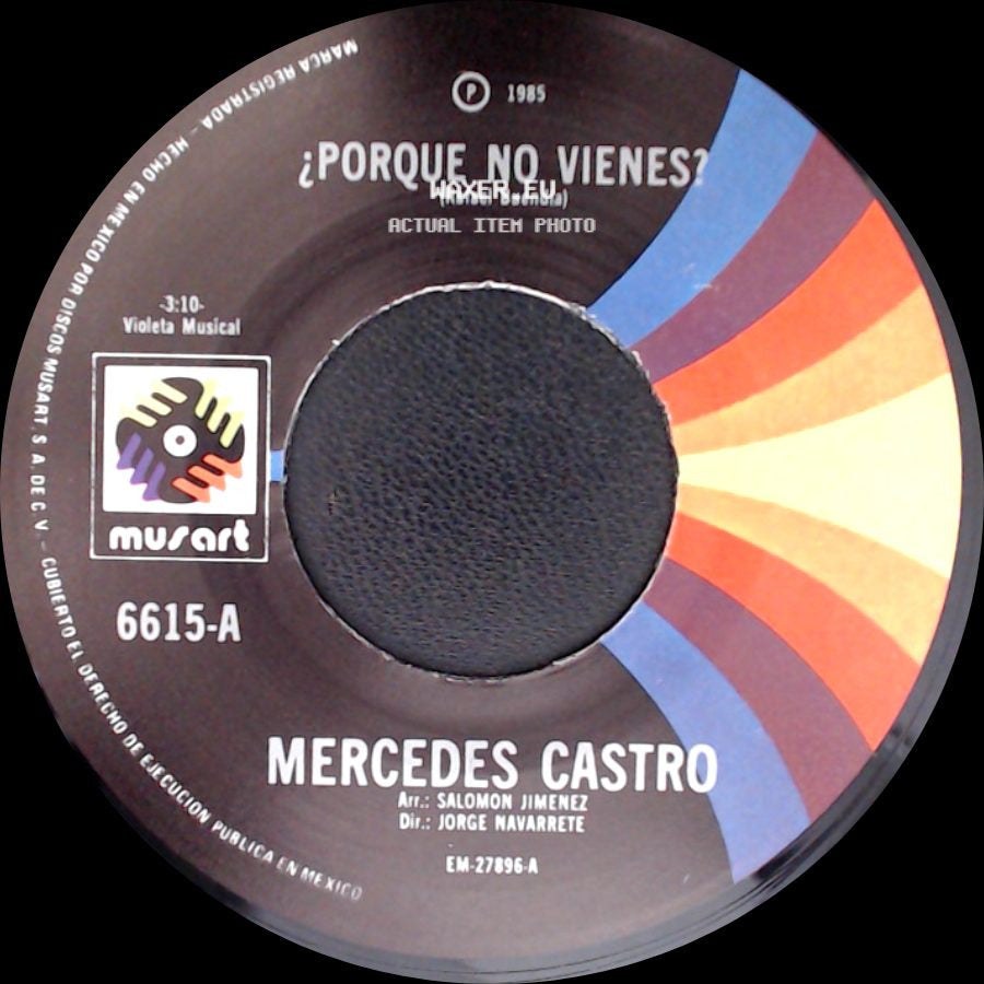 Mercedes Castro - Dos Hojas Sin Rumbo / ¿Porque No Vienes? side B