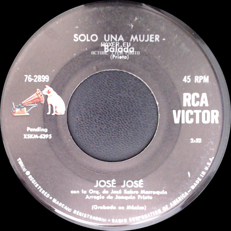 José José - Sin Ella / Solo Una Mujer - Balada side B