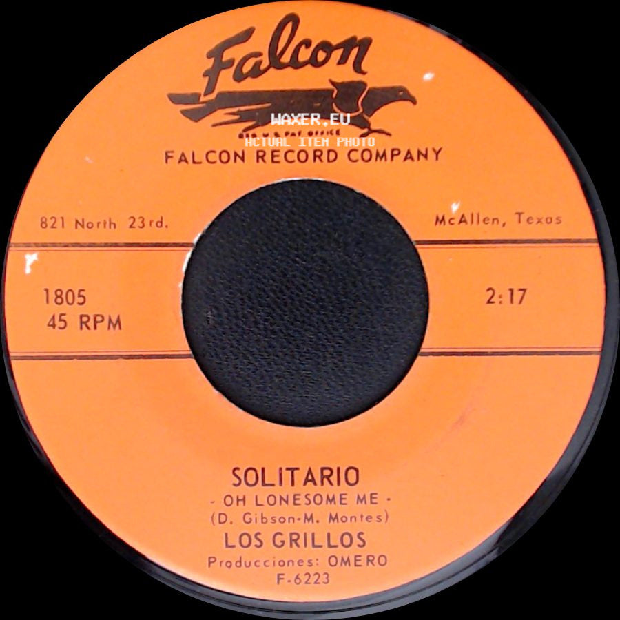 Los Grillos - El Jueguito / Solitario - Oh Lonesome Me side B