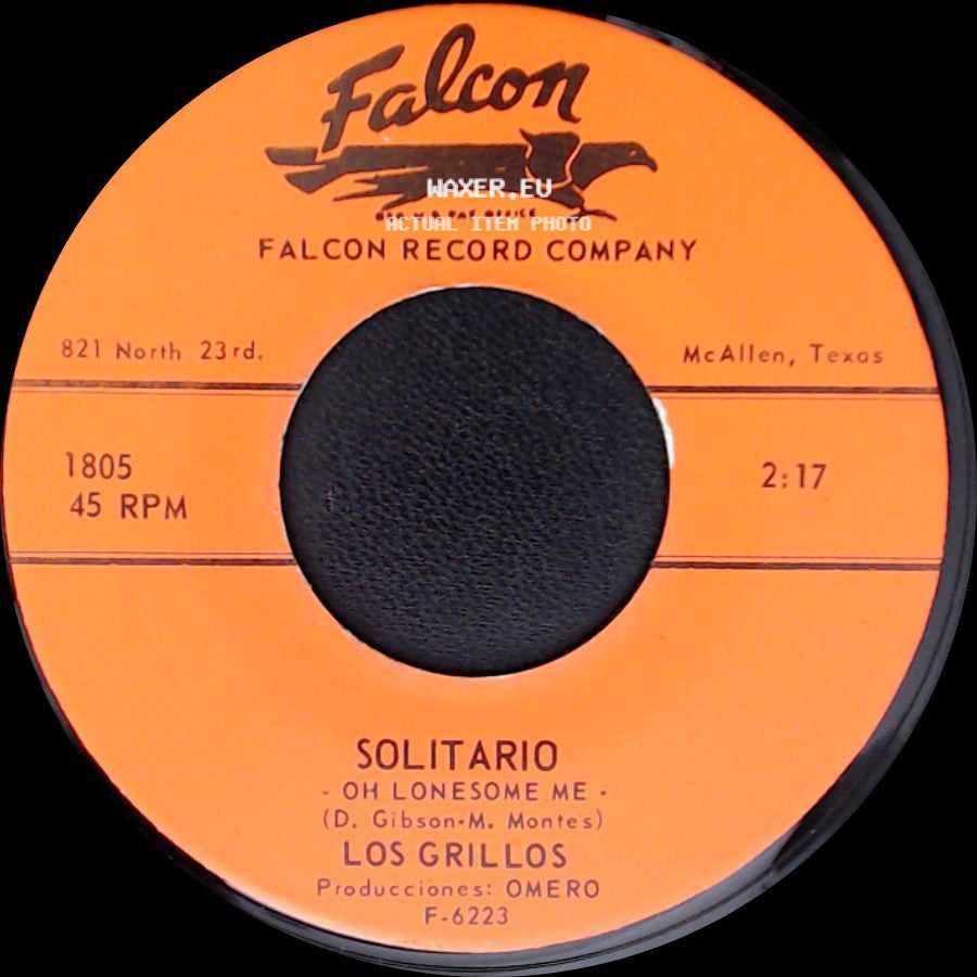 Los Grillos - El Jueguito / Solitario - Oh Lonesome Me side B
