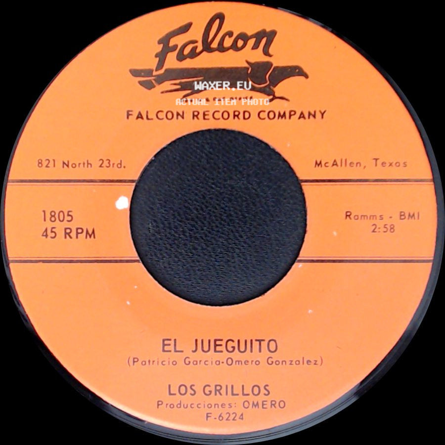 Los Grillos - Solitario - Oh Lonesome Me / El Jueguito side B