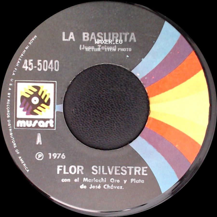 Flor Silvestre / Flor Silvestre Con El Mariachi Oro Y Plata De José Chávez. - Nuestra Tumba / La Basurita side B