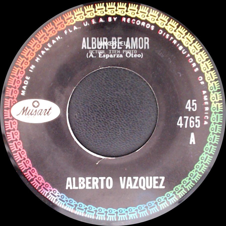Alberto Vazquez - Albur De Amor / Con El Alma Rota side A
