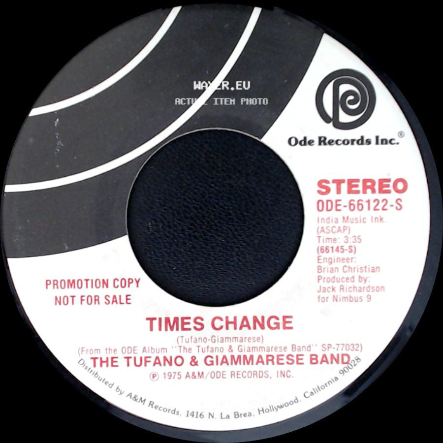 The Tufano & Giammarese Band - Times Change / Times Change side A