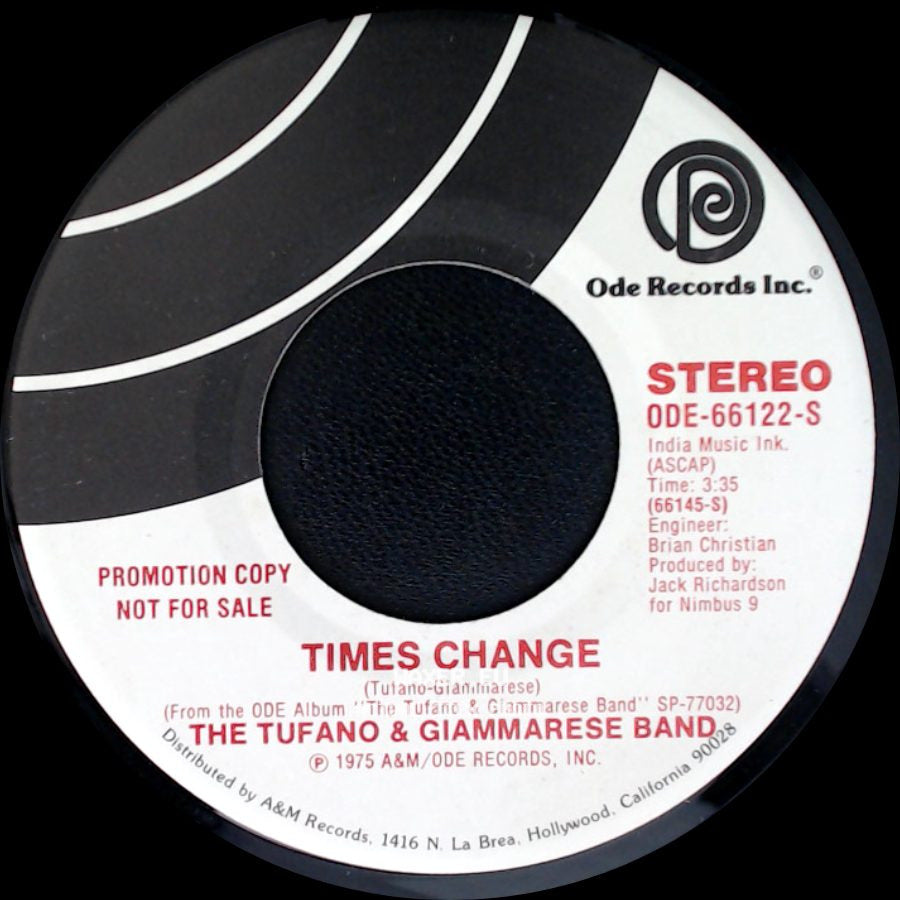 The Tufano & Giammarese Band - Times Change / Times Change side A