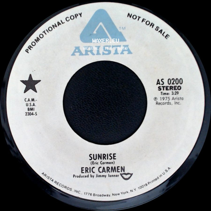 Eric Carmen - Sunrise / Sunrise side B
