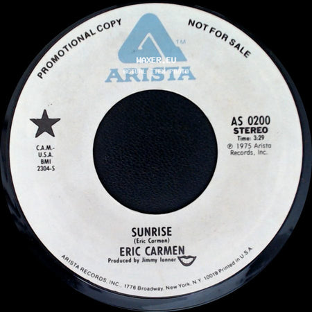 Eric Carmen - Sunrise / Sunrise side B