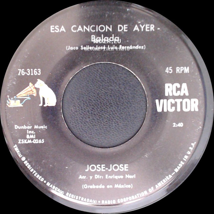 Jose-Jose - Alguien Vendra - Balada / Esa Cancion De Ayer - Balada side B