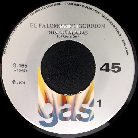 El Palomo Y El Gorrion - Dos Puñaladas (El Gorrión) / Corrido De Zenaida side A