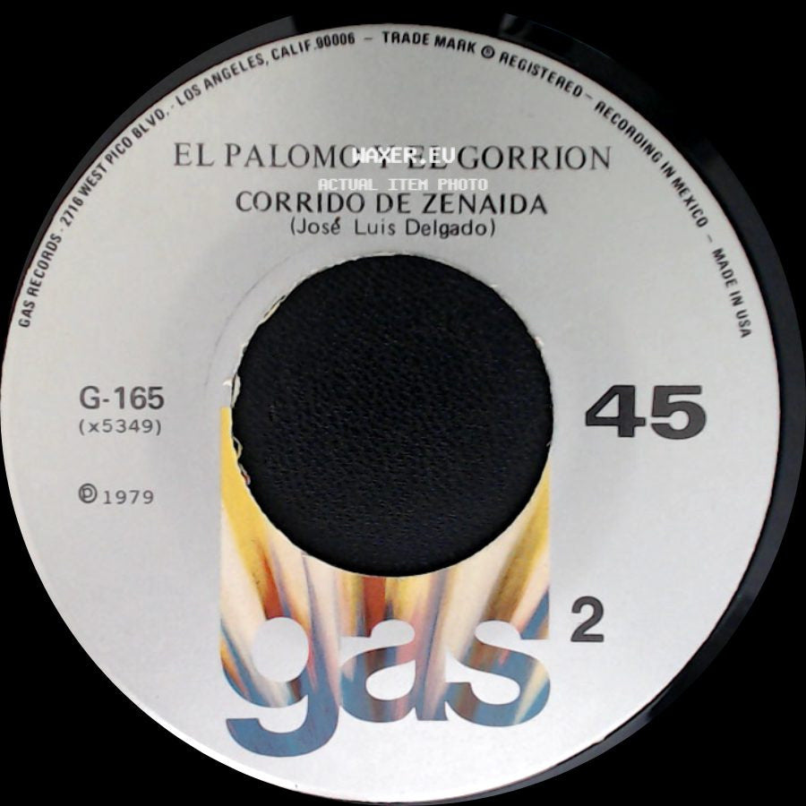 El Palomo Y El Gorrion - Dos Puñaladas (El Gorrión) / Corrido De Zenaida side B