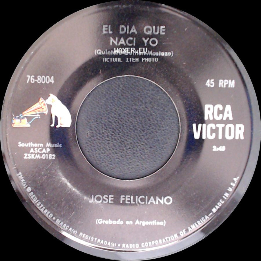 Jose Feliciano - Tu Me Haces Falta / El Dia Que Naci Yo side B