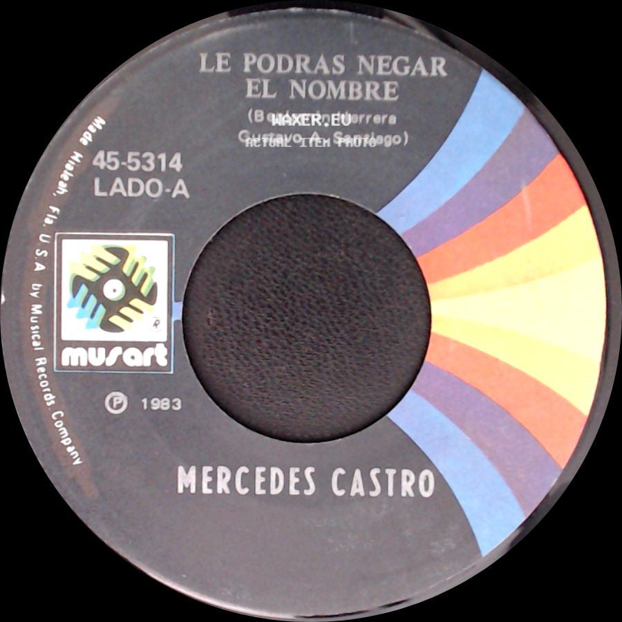 Mercedes Castro - Alma Rendida / Le Podras Negar El Nombre side B