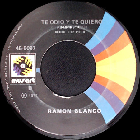 Ramon Blanco - No Todo Esta Perdido / Te Odio Y Te Quiero side B