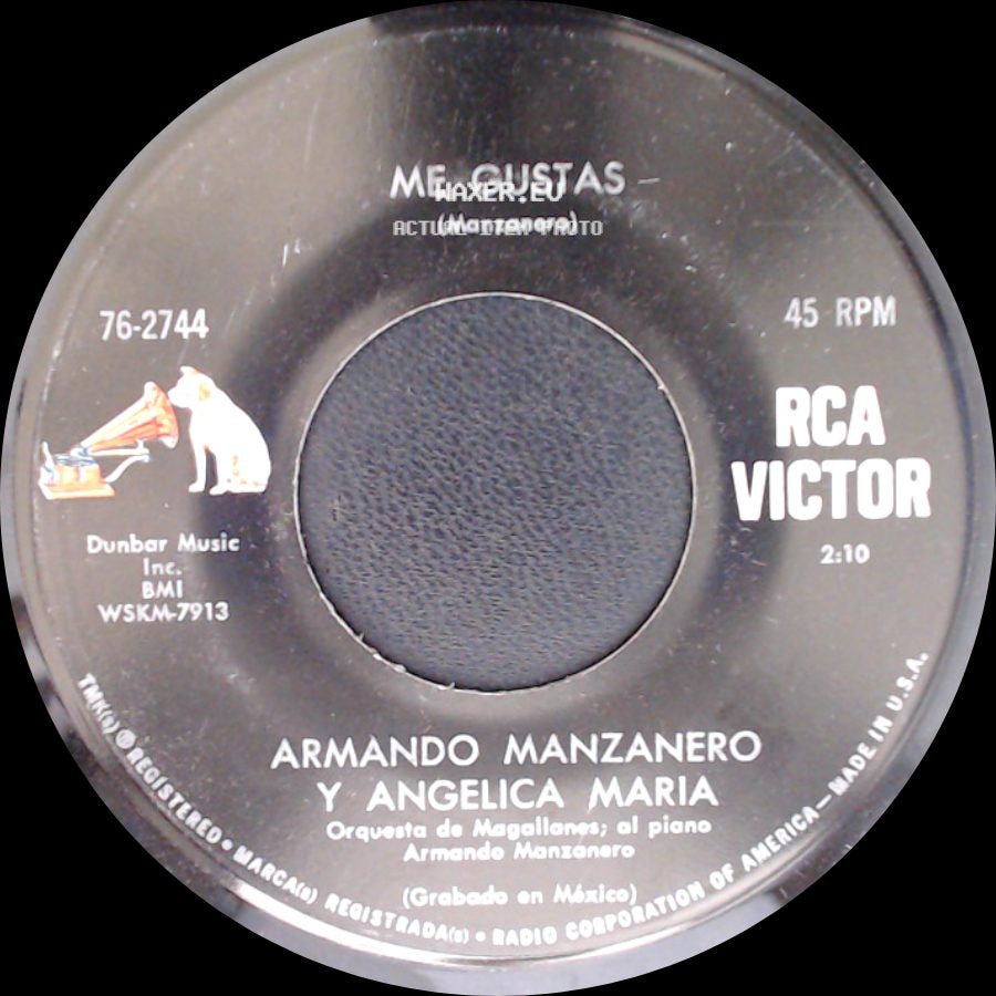 Armando Manzanero Y Angelica Maria / Angelica Maria Y Armando Manzanero - Me Gustas / Te Quiero... Te Amo... side A