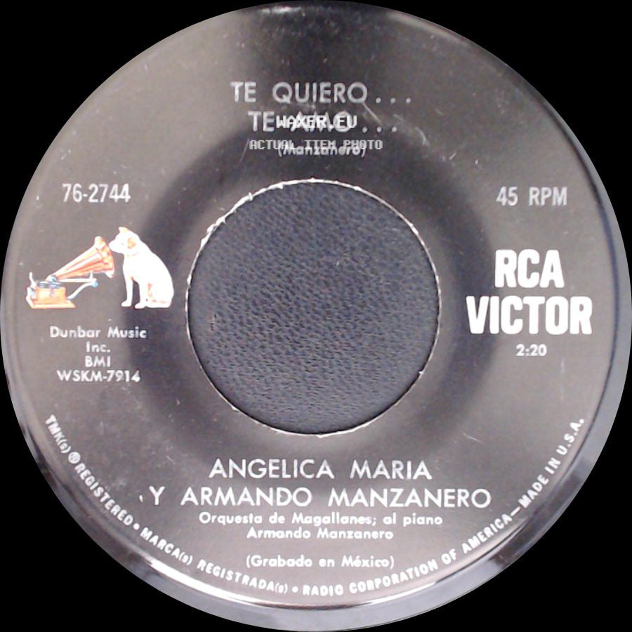 Armando Manzanero Y Angelica Maria / Angelica Maria Y Armando Manzanero - Me Gustas / Te Quiero... Te Amo... side B
