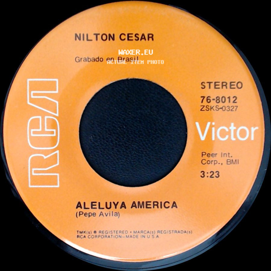 Nilton Cesar - Aleluya America / Sufri Con Ella side A