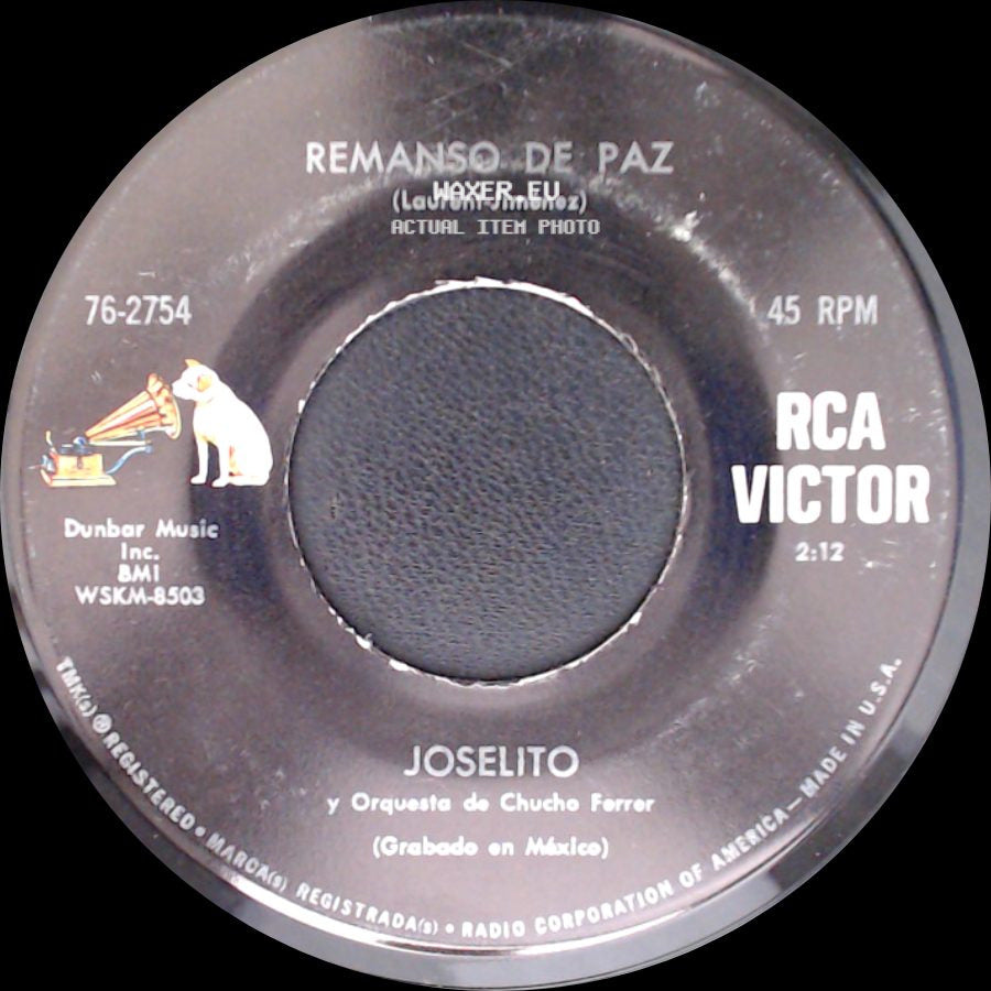 Joselito Y Orquesta De Chucho Ferrer - Donde Estas / Remanso De Paz side B