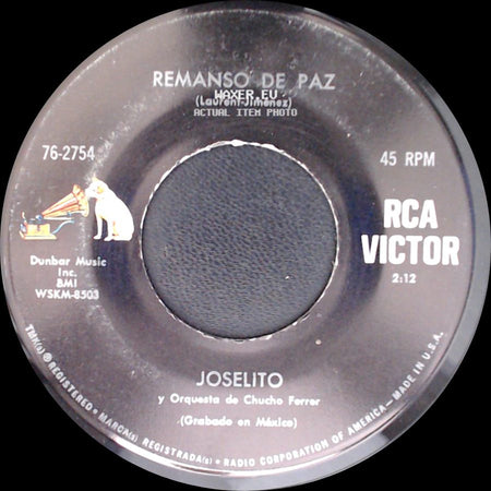 Joselito / Joselito Y Orquesta De Chucho Ferrer - Donde Estas / Remanso De Paz side B