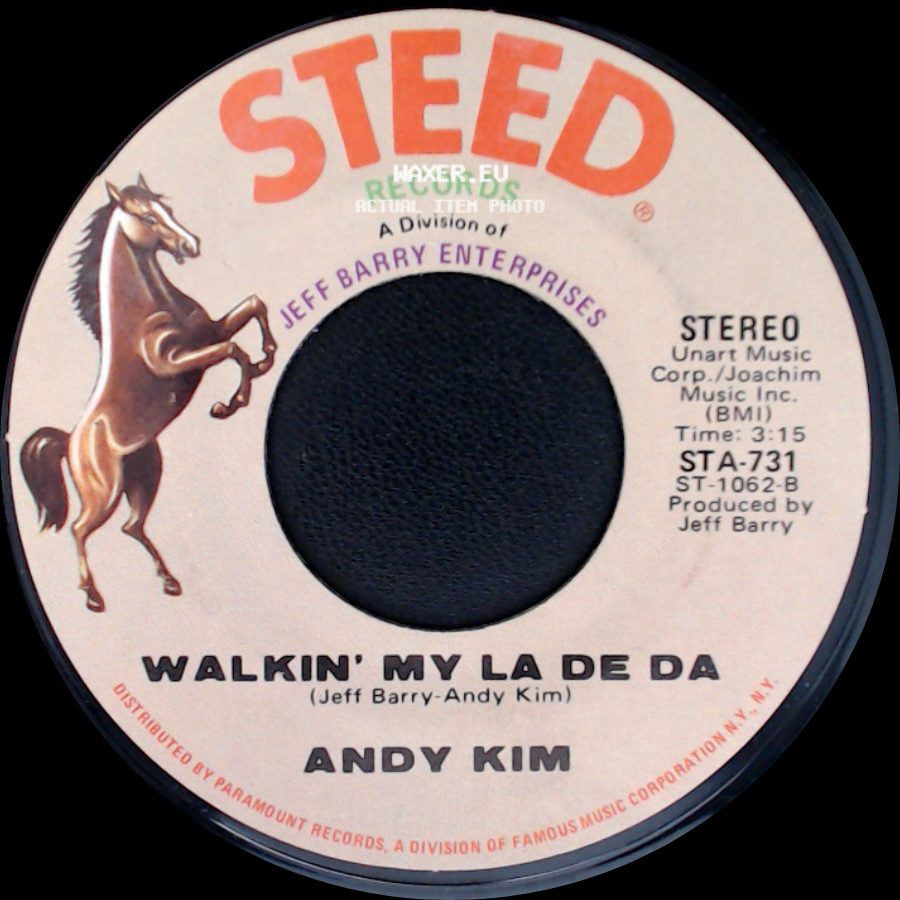 Andy Kim - I Wish I Were / Walkin' My La De Da side B
