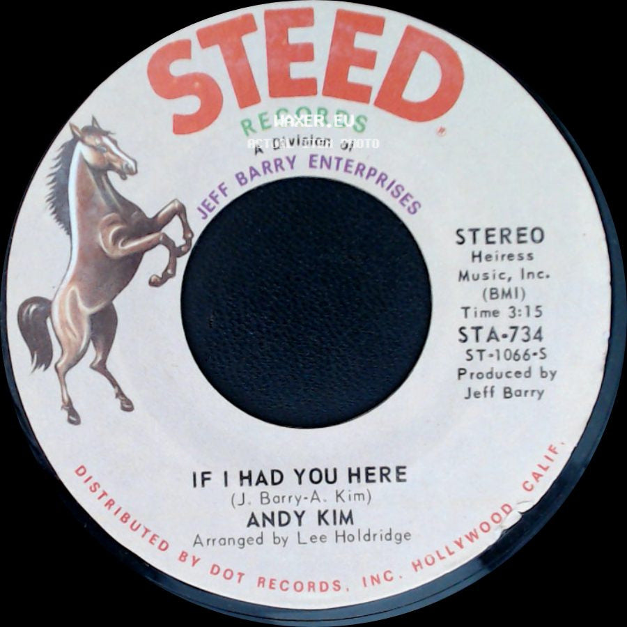 Andy Kim - I Been Moved / If I Had You Here side B