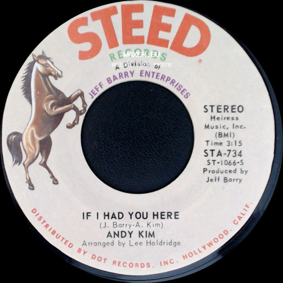 Andy Kim - I Been Moved / If I Had You Here side B