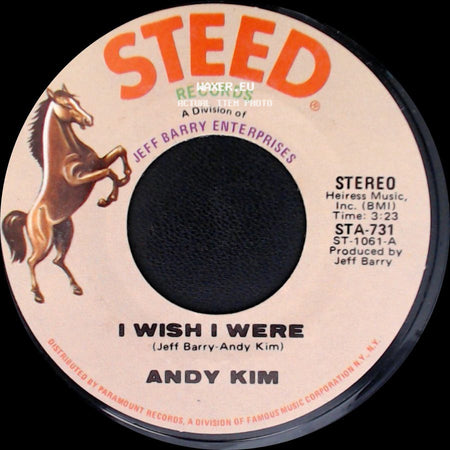 Andy Kim - I Wish I Were / Walkin' My La De Da side A